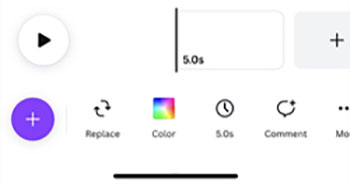 add media to Canva on mobile
